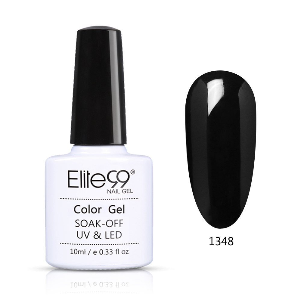 Elite99 10 ml UV Gel Nagellack LED UV Lampe Gel Lack Gel Polnischen Schwarz Weiß Semi Permanent Gel Lack nagel Primer Basis Top